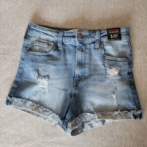 *New* CELEBRITY PINK Sz 5 x 27" Blue Denim Jean Shorts